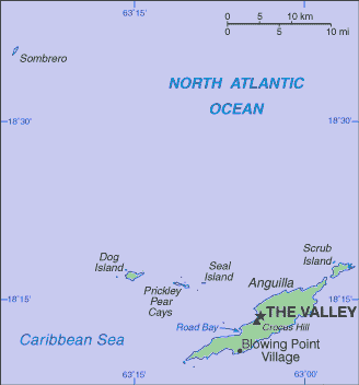 Anguillan Map
