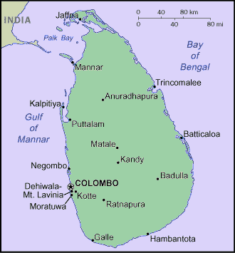 Sri Lankan Map