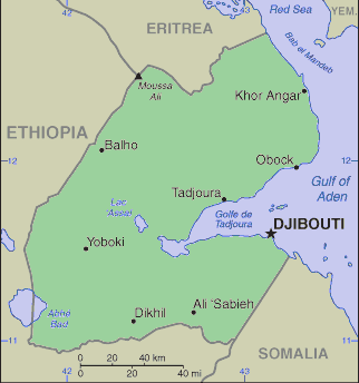 Djiboutian Map