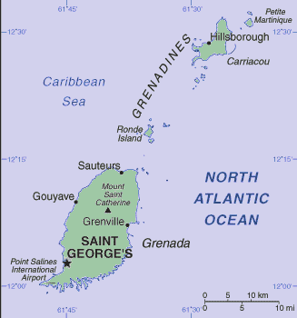 Grenadian Map