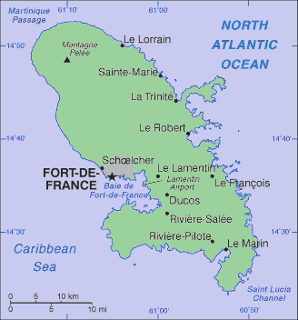 Martiniquais Map
