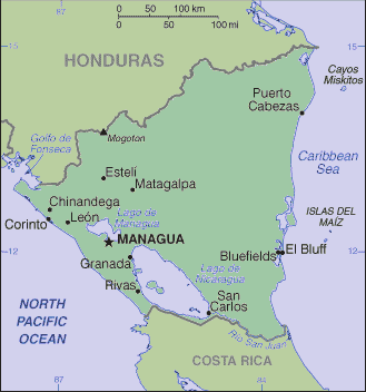 Nicaraguan Map