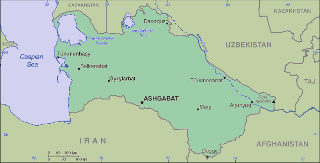 Turkmen Map