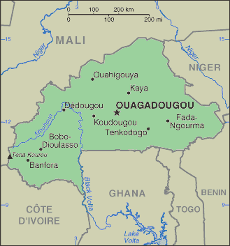 Burkinabe Map